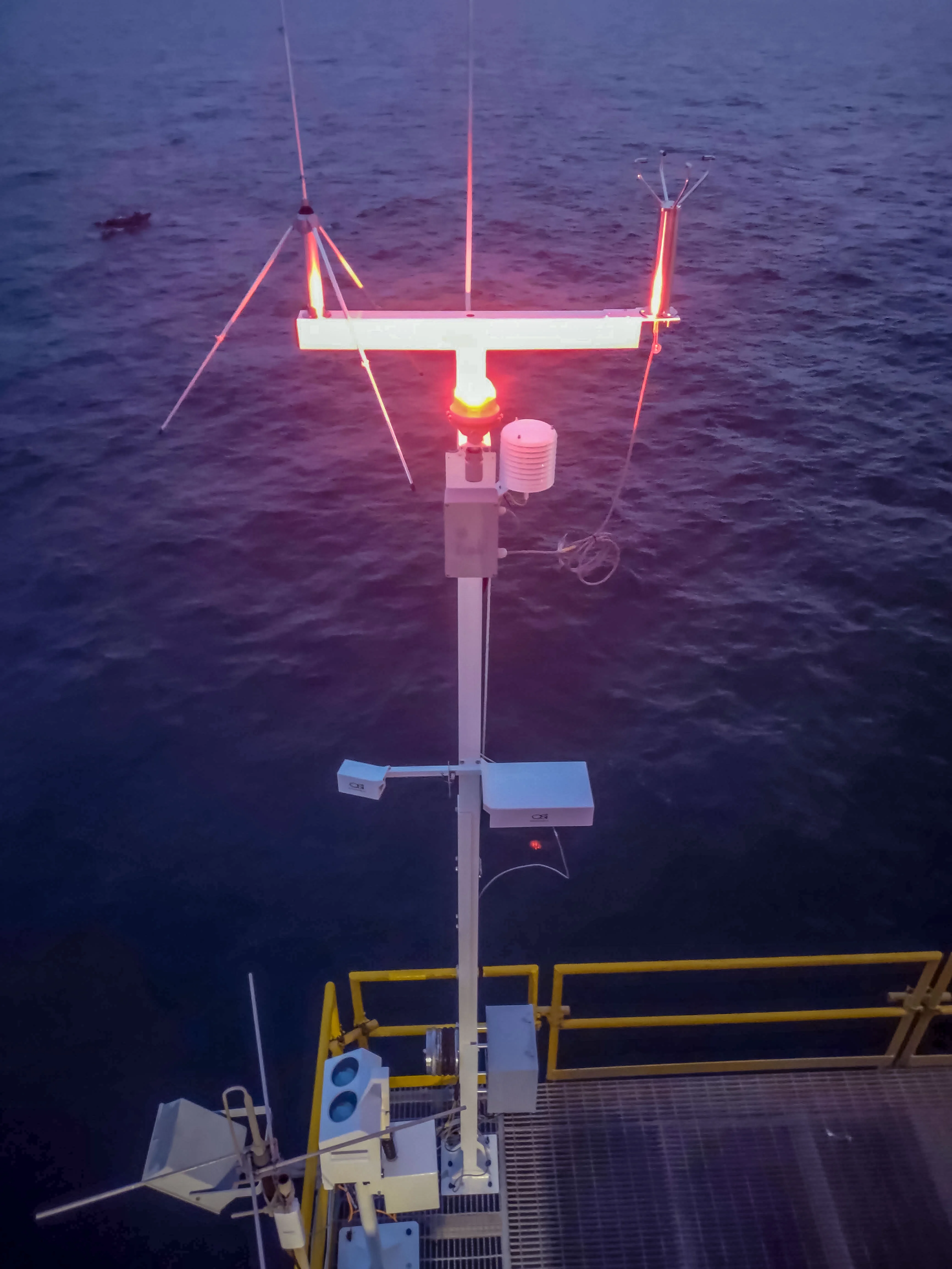 AWOS equipment installed at Chevron BOP Platform by Ping Telecoms