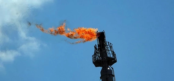 Gas flare pipe
