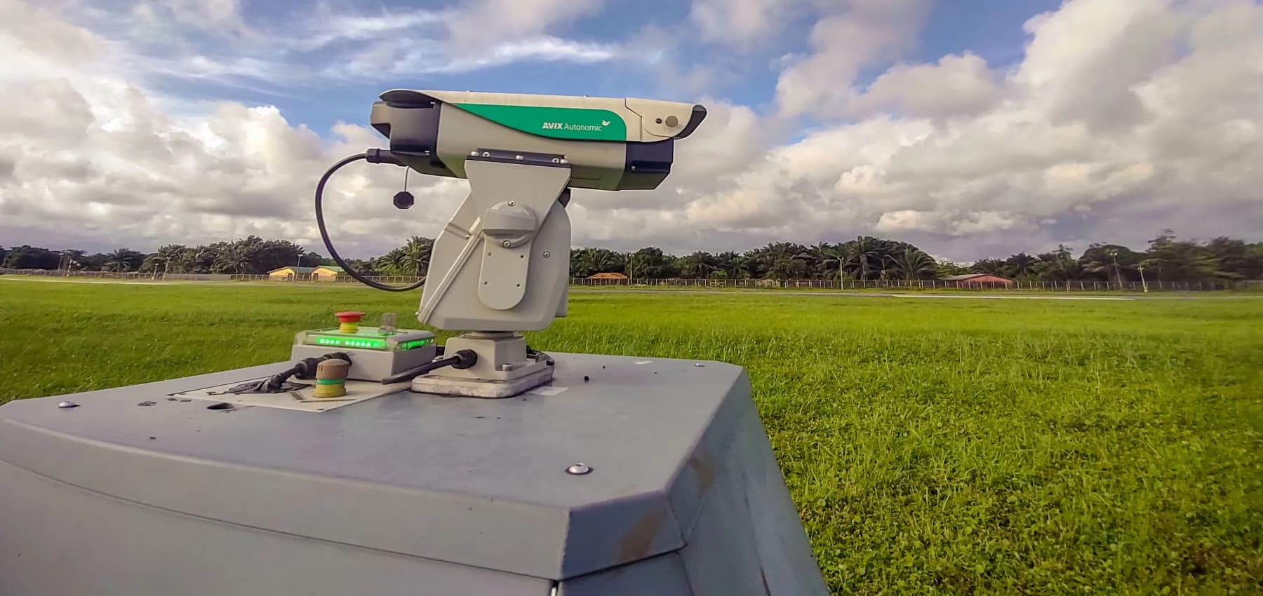 Avix autonomic bird control unit at Escravos Chevron Nigeria